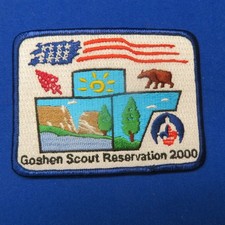 Boy Scout 2000 Goshen Scout Reservation Patch NCAC 268B2-BIN picture