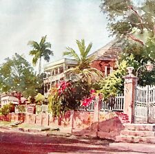 Duke Street Jamaica 1913 Panama Canal History Watercolor Art Print EJ Read DWEE1 picture
