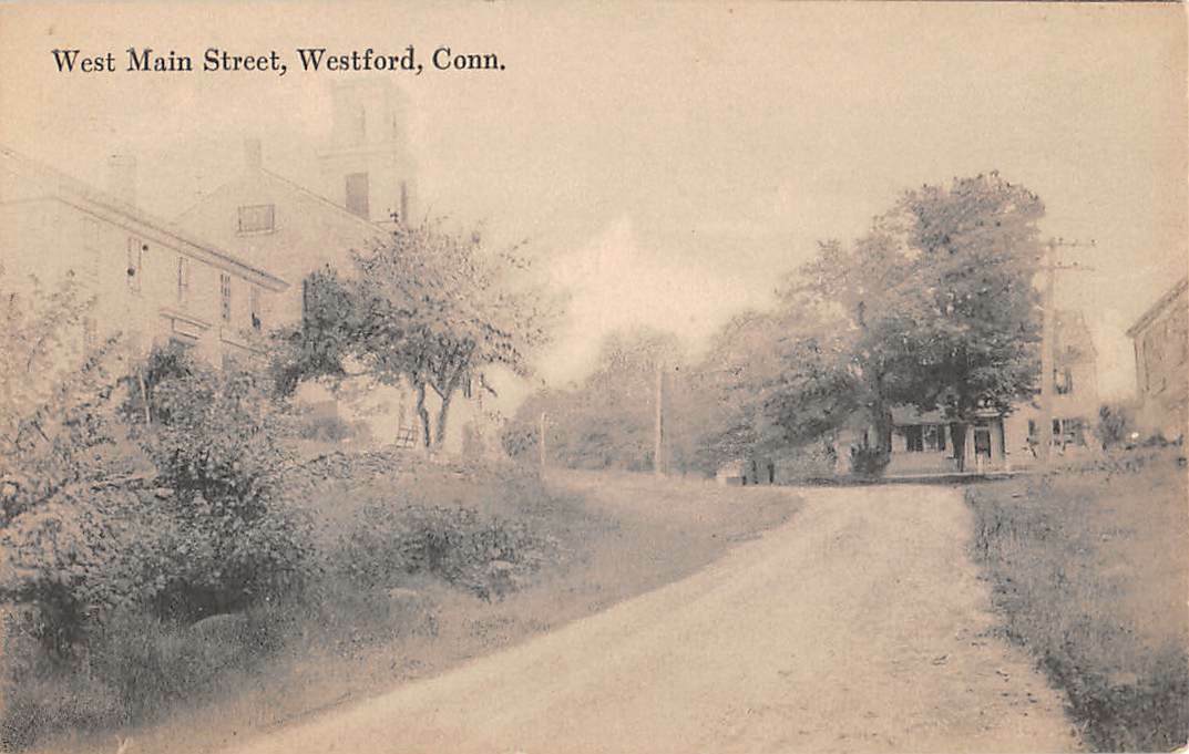 WESTFORD, ASHFORD, CT, WEST MAIN STREET, VARIOUS BUILDINGS, PHILIPS PUB 1907-20
