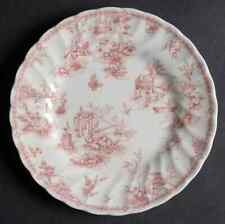 Queen's Chelsea Toile Pink Salad Dessert Plate 5762701 picture