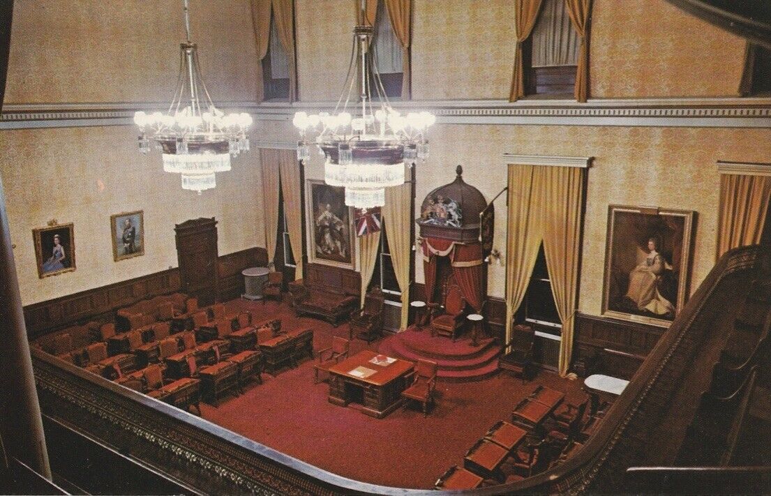 Vintage New Brunswick PC Assembly Chamber, Legislative Building, Fredericton