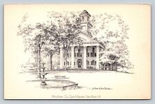 Windham County Court House in NEWFANE Vermont Vintage Postcard 0858 picture