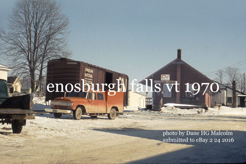 Central Vermont Railway Enosburgh Falls Vt 1970 a