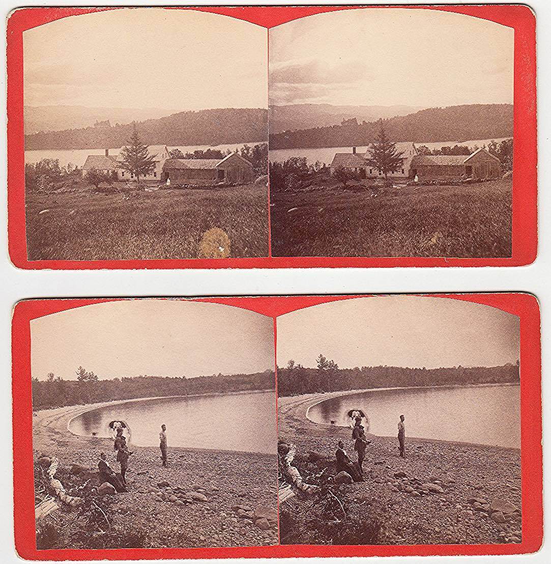 BARNARD’S COVE CONNECTICUT? ~ (2 PHOTOS) ~ 1882