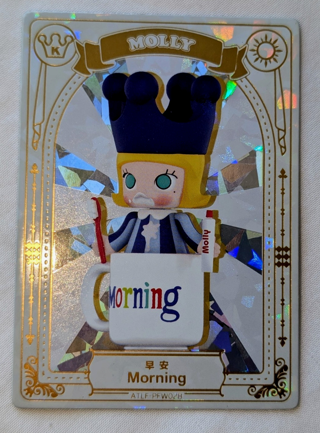 Pop Mart Popcard Art & Life MOLLY Morning ATLF-PFW028 Limited #376/499 Holo Card