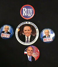 Rudy Giuliani for President 2008 Political Campaign Pinback Button - JH930 picture
