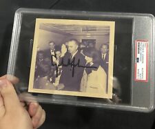 Lyndon B. Johnson President Autograph Signed Photo Image Inauguration PSA LBJ picture