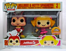 Funko Pop Jollibee & Hetty Spaghetti 2 Pack First To Market Exclusive READ picture