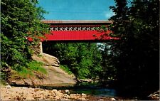 Chiselville Road Bridge Sunderland Vermont VT UNP Chrome Postcard E6 picture