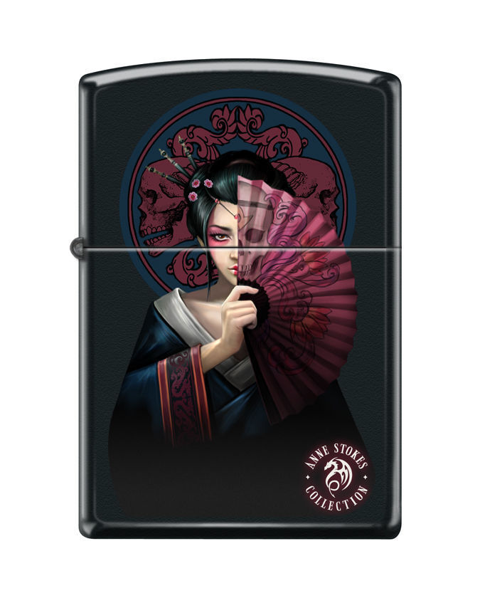 Zippo Windproof Anne Stokes Geisha Girl Lighter 46839, New In Box