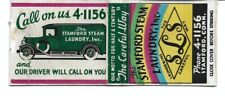 Vintage Matchbook Matchcover The Stamford Steam Laundry, Inc Stamford, Conn. picture