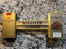 Vintage New 1996 Benson and Hedges Register Open/Closed Tobacco Advertisement picture