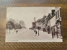 Postcard Bridport Dorset England UK West Street Early View picture