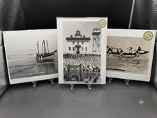 3 Newport Oregon Vintage Photo Prints US Life Saving Service Yaquina Light picture