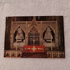 Westminster Abbey J Arthur Dixon Vintage Postcard Nave Altar Choir Screen picture