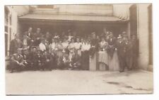 1908 RPPC BRATTLEBORO VERMONT GATHERING VINTAGE PHOTO POSTCARD VT READSBORO OLD picture