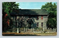 Mission House Museum Rev John Sargent Stockbridge Indians Postcard Cancel WOB 5c picture