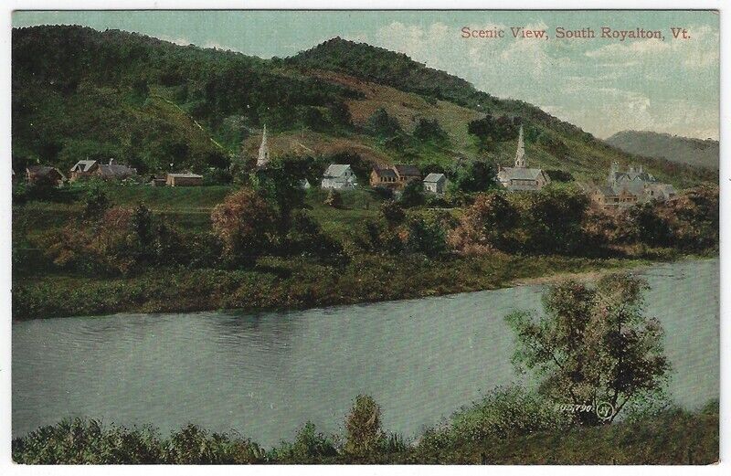 South Royalton, Vermont,  Vintage Postcard Showing a Scenic View