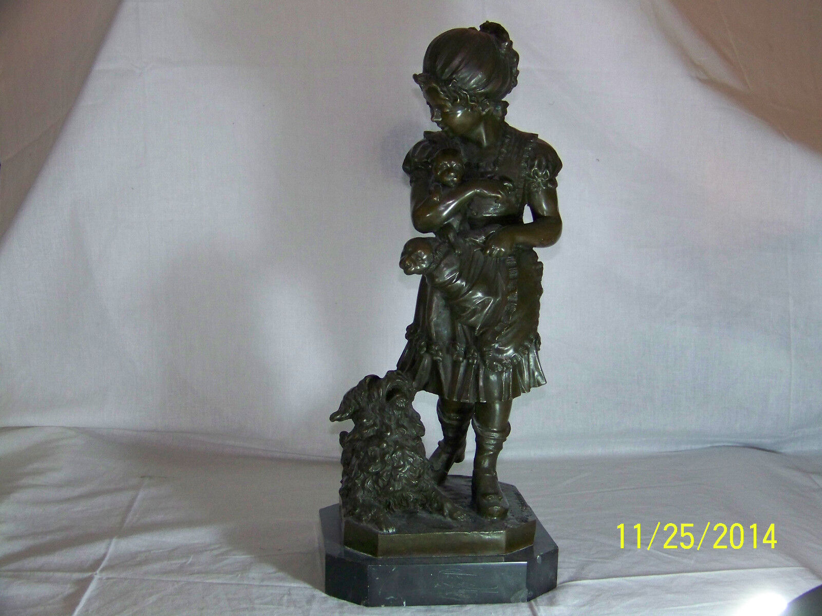 *Ferdinand Barbedienne*  Monumental Bronze Floor Sculpture Statue \