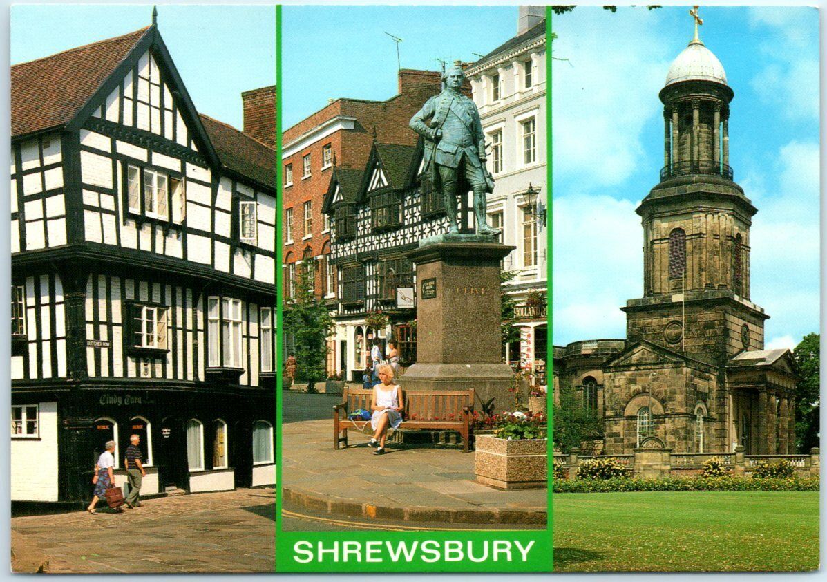 Postcard - Shrewsbury, England