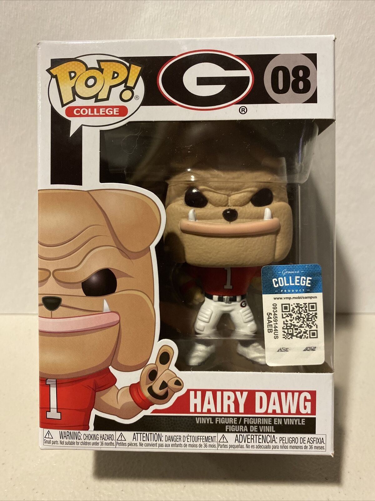 Hairy Dawg Funko POP NCAA Georgia Bulldogs #08