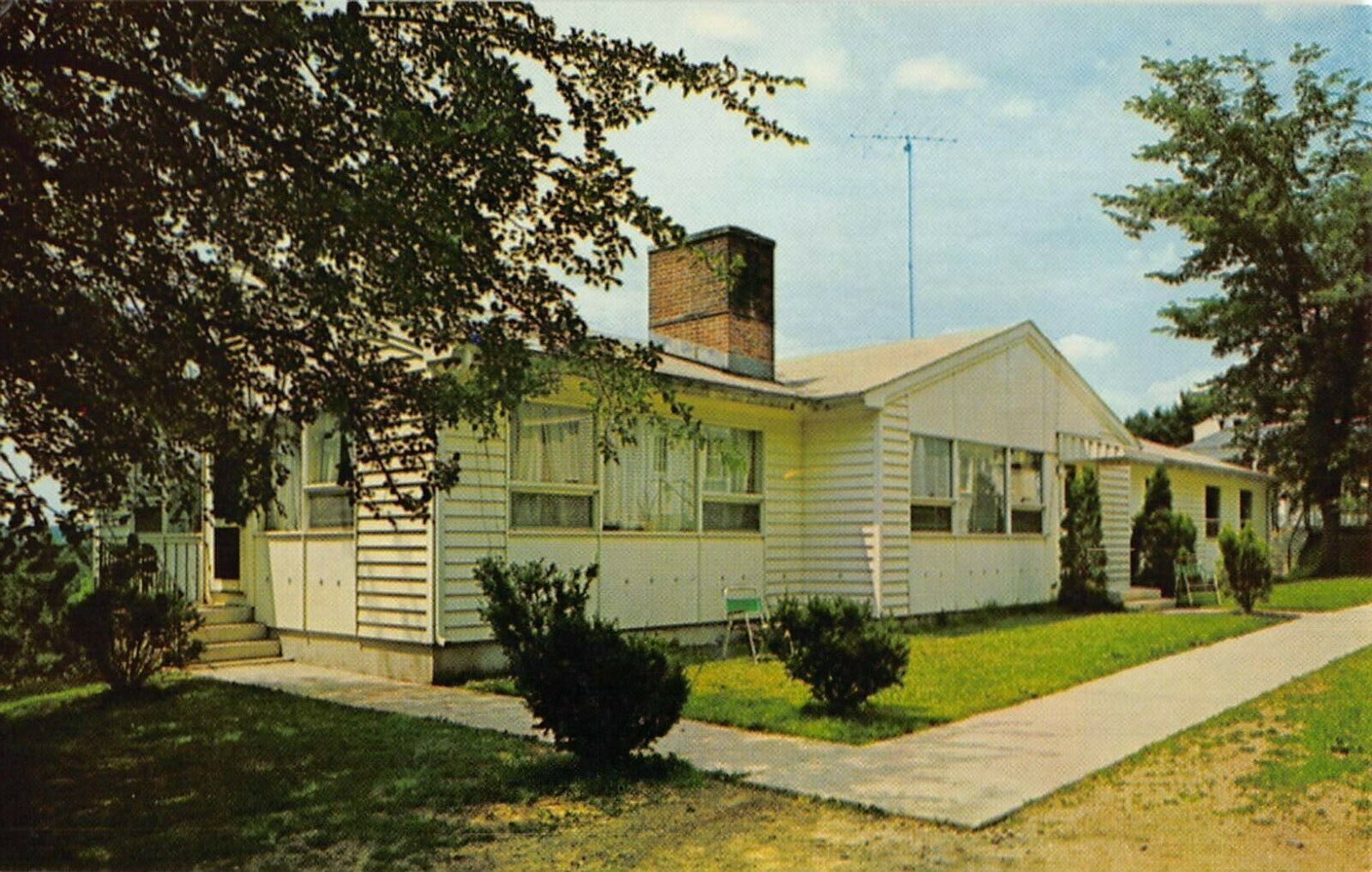 Old Vintage Postcard of Pomfret CT Rectory School Mabel B Bigelow Dormitory