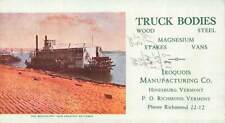 1930s-40s Truck Bodies Iroquois Manufacturing Hinesburg VT P262 picture