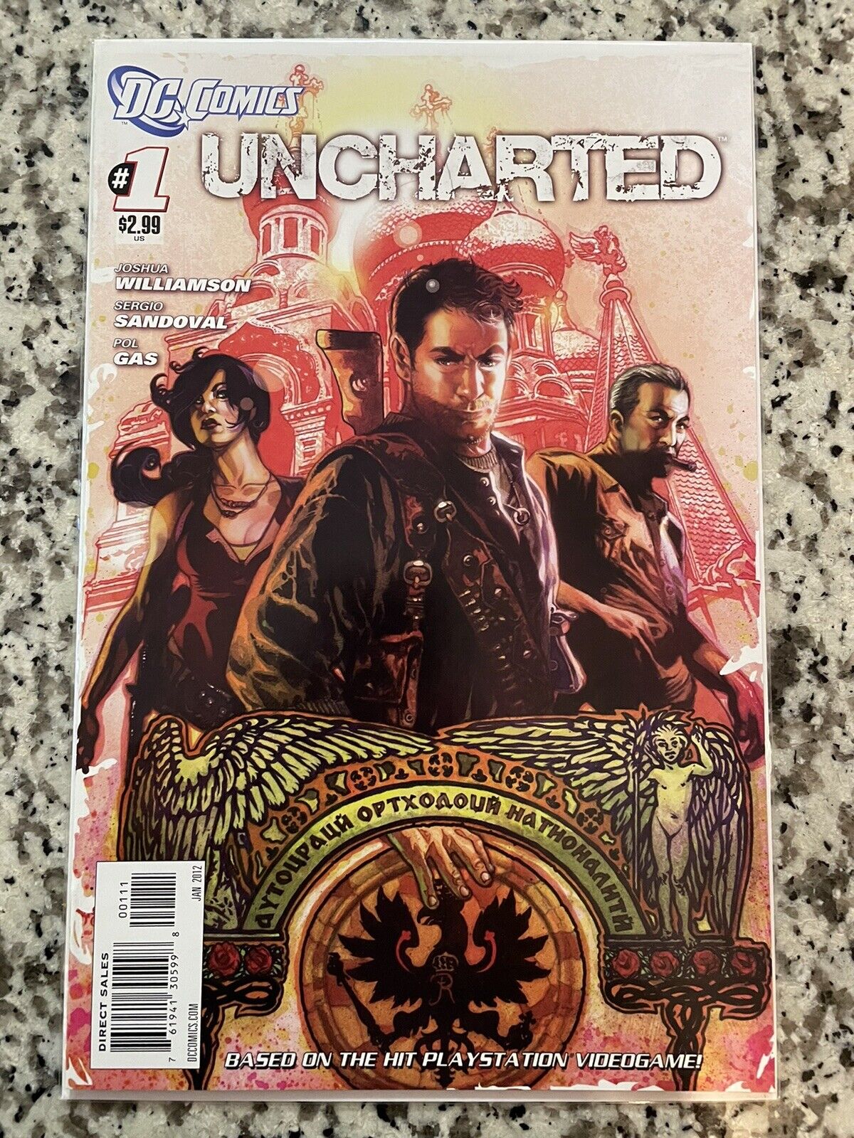 UNCHARTED #1 First Print Tom Holland Nathan Drake Movie Coming DC Comics L@@K