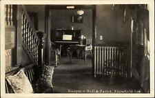 Plainfield Vermont VT Inn Interior Reception Hall c1920s Real Photo Postcard picture