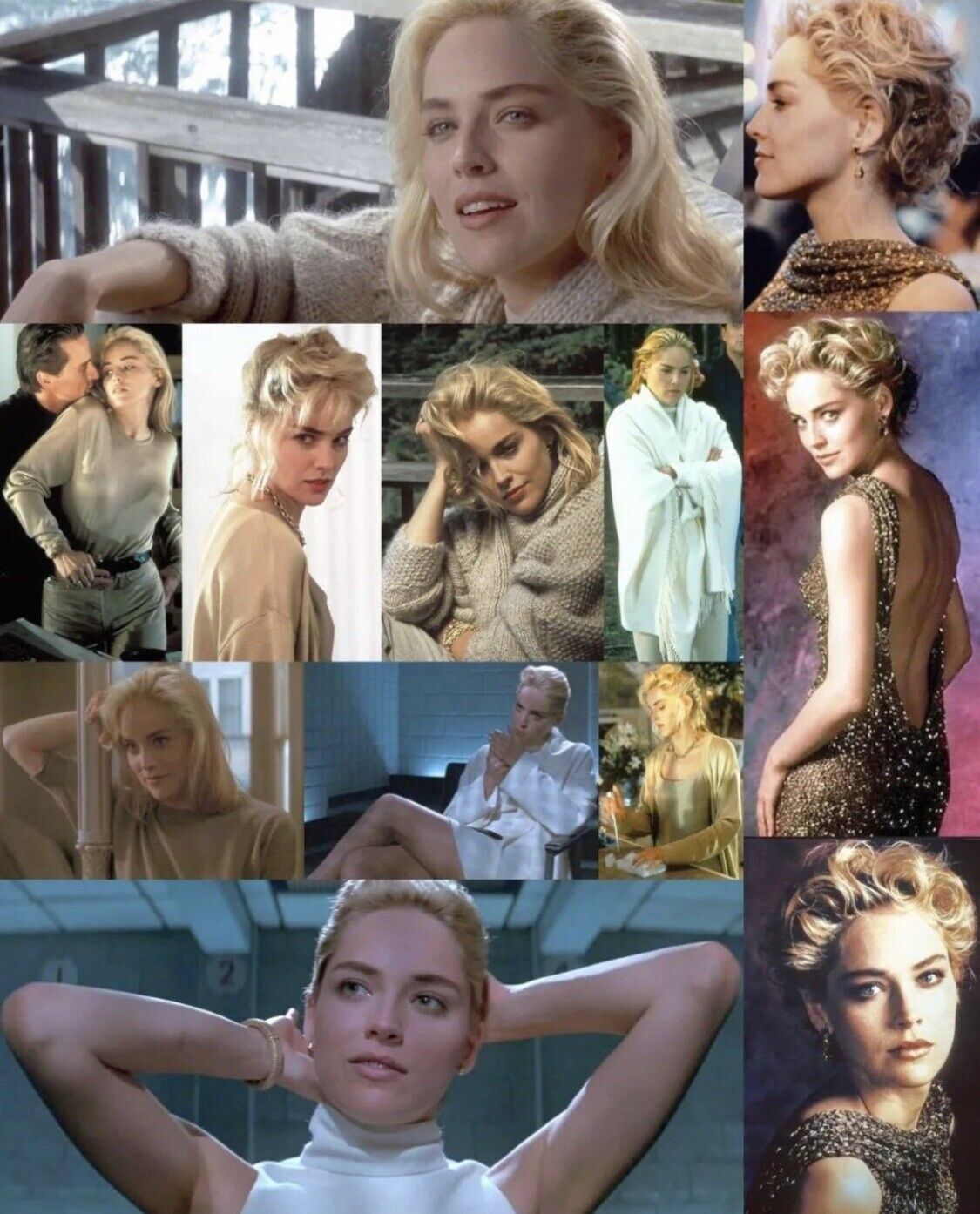 SHARON STONE - A COLLAGE 