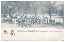 Springfield Illinois IL Vintage Postcard c1906 Greetings from Camp Lincoln picture