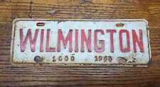 1968 Wilmington North Carolina NC City License Plate #1000 picture