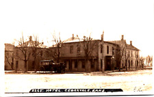 Real Photo RPPC Postcard  Cedarvale Kansas KS. 8265 Hotel by J. Bowers 1908 picture