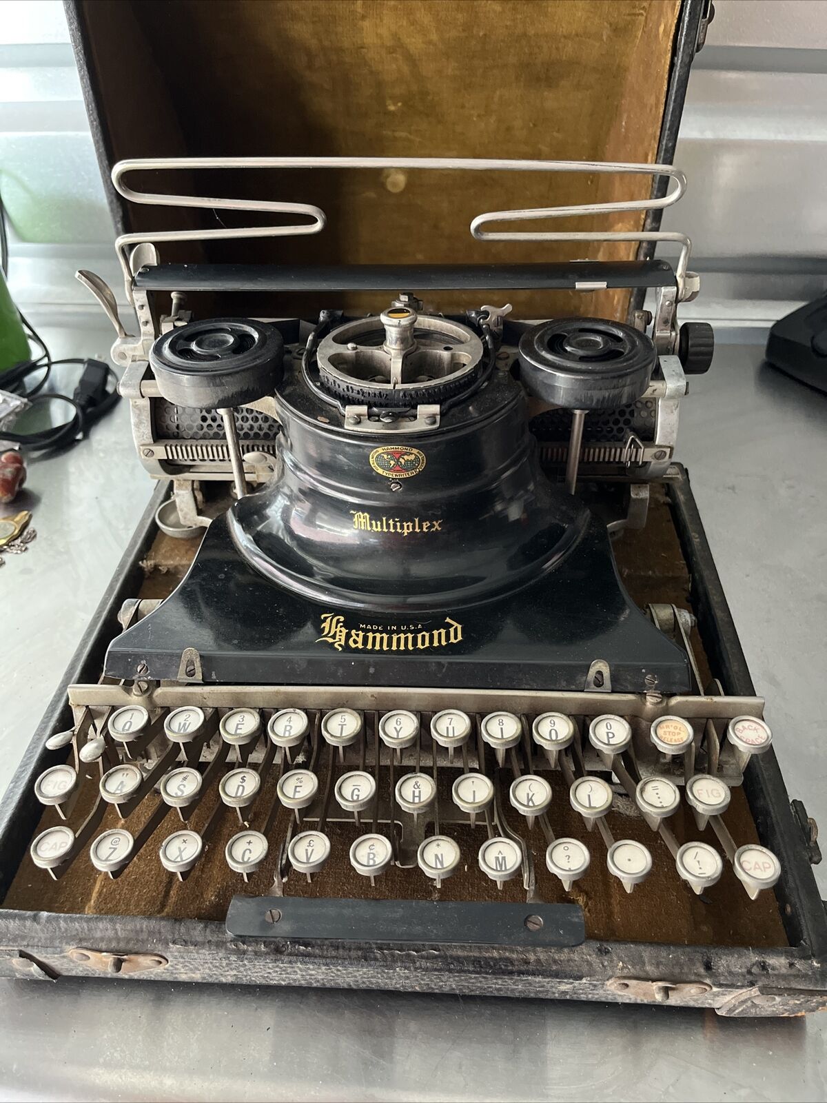 1920 HAMMOND MULTIPLEX FOLDING Typewriter