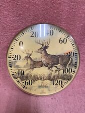 Vintage Springfield Indoor Outdoor Deer Thermometer picture
