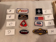 Lincoln, mercury.   vintage patches. new originals picture