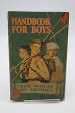 Vintage Boy Scouts of America Handbook for Boys BSA 1946 Norman Rockwell picture