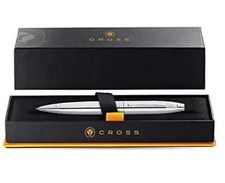 CROSS CALAIS POLISHED CHROME BALLPOINT PEN BRAND NEW GRADUATION STUDENT GIFT picture