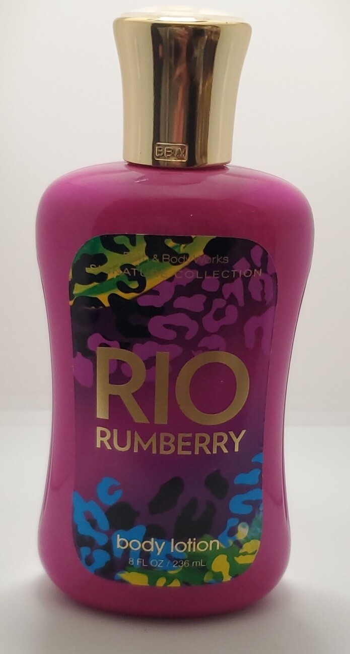 Bath and Body Works Rio Rumberry Shea Lotion 8oz New Rare Discontinued ...