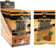 King Palm | Mini | Pine Drip | Palm Leafs Rolls | 15 Packs of 5 Each =75 Rolls picture