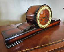 Large Mid Century Schatz 1588 Westminster Chime Clock ~Working~  picture