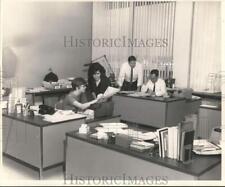 1968 Press Photo New Orleans Times-Picayune Publishing Corporation Workers picture