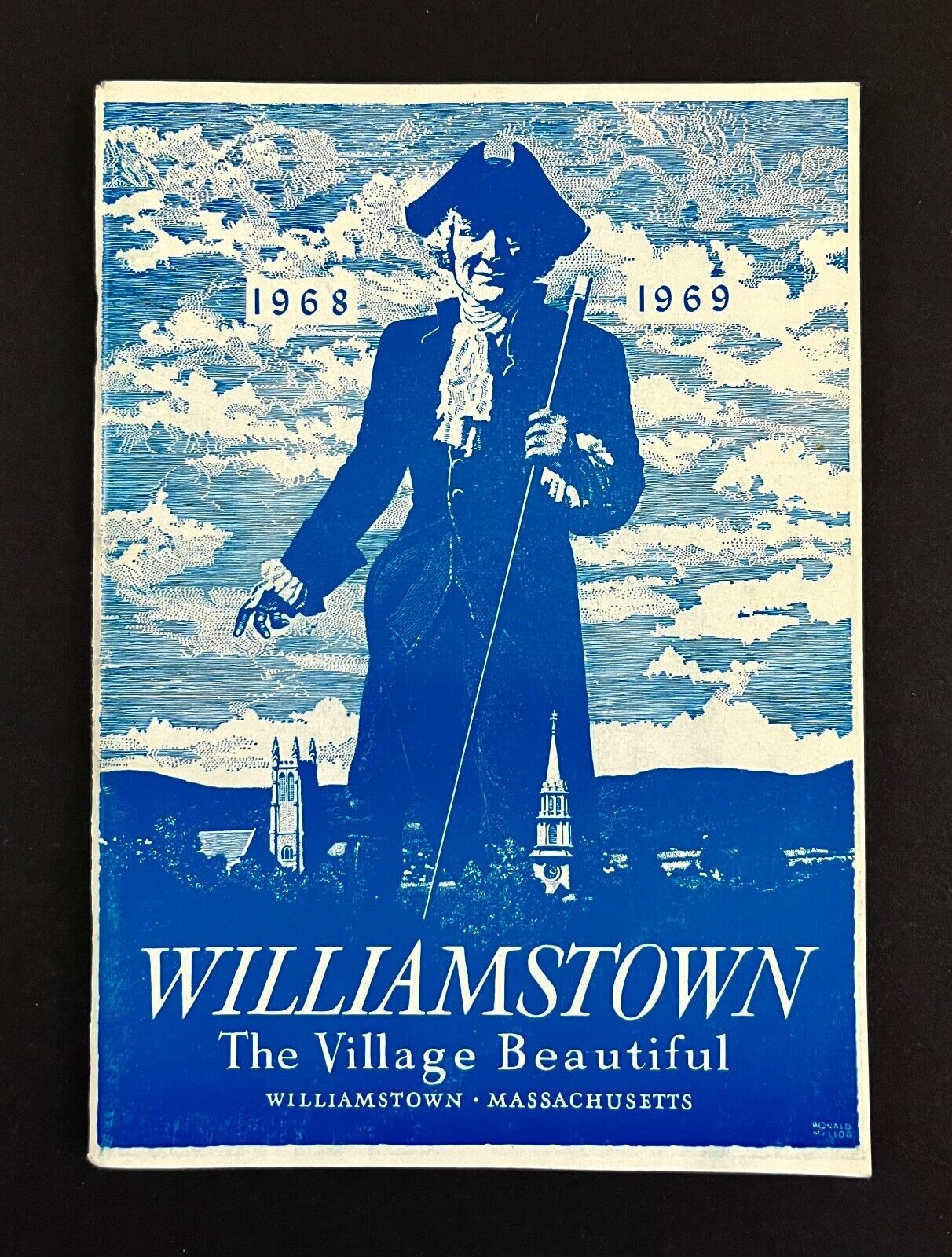 1968-69 Williamstown Massachusetts Village Beautiful Vtg Travel Guide Tourist