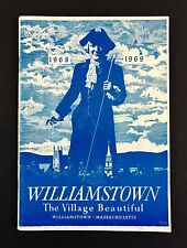 1968-69 Williamstown Massachusetts Village Beautiful Vtg Travel Guide Tourist picture