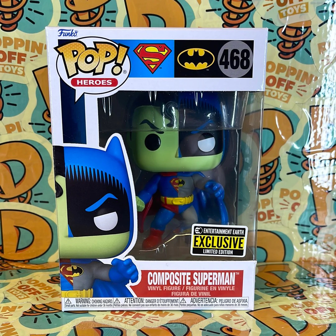 Funko Pop DC Heroes: Composite Superman (EE Exc.) (In Stock)