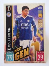 Topps C19 match attax 2021-22 champions league Next Gen RC #89 Wesley Fofana picture