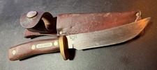 Vintage Schrade Walden 165 Old Timer Hunting Knife with Leather Sheath Nice picture
