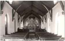 RPPC Gunnison, CO Postcard - Interior of Episcopal Church - Sanborn picture