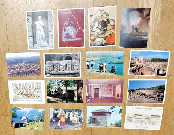 16x Unused Postcards Turkey Albania Finland Norway Myra Ephesus Lake Prespa Alps