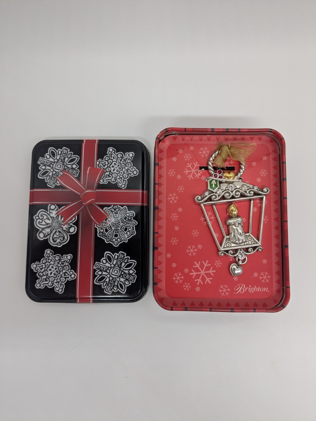 Brighton Christmas Ornament Streetlamp / Candle Retired 2010